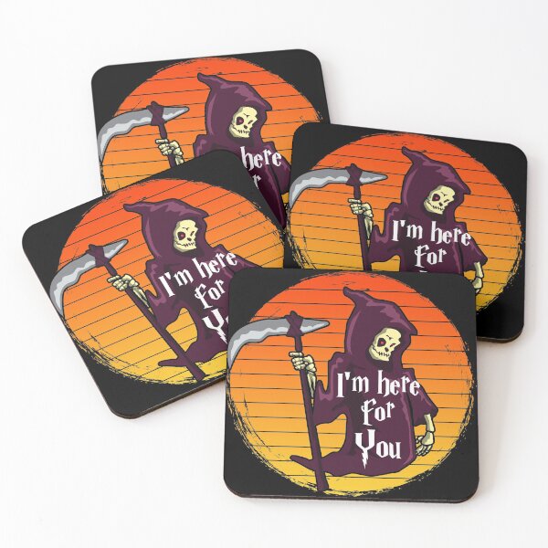 Item preview, Im here for you spooky halloween grim reaper designed and sold by GoodyLeo.
