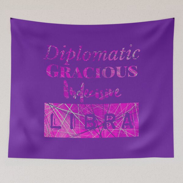 Item preview, Libra Zodiac Sign Pink Network Pattern  designed and sold by AMSonArt.