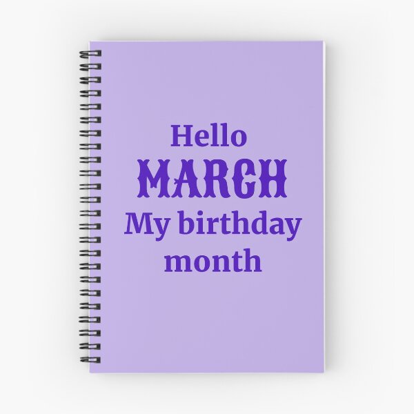 Item preview,  Hello March. My birthday month designed and sold by RueChiedza.