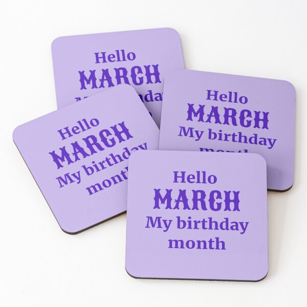 Item preview,  Hello March. My birthday month designed and sold by RueChiedza.