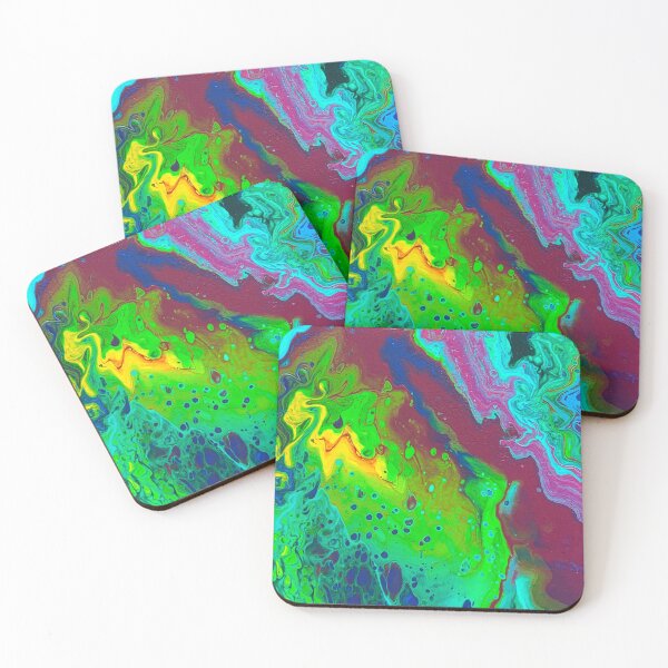 Item preview, colorful acrylic pouring designed and sold by atakji.