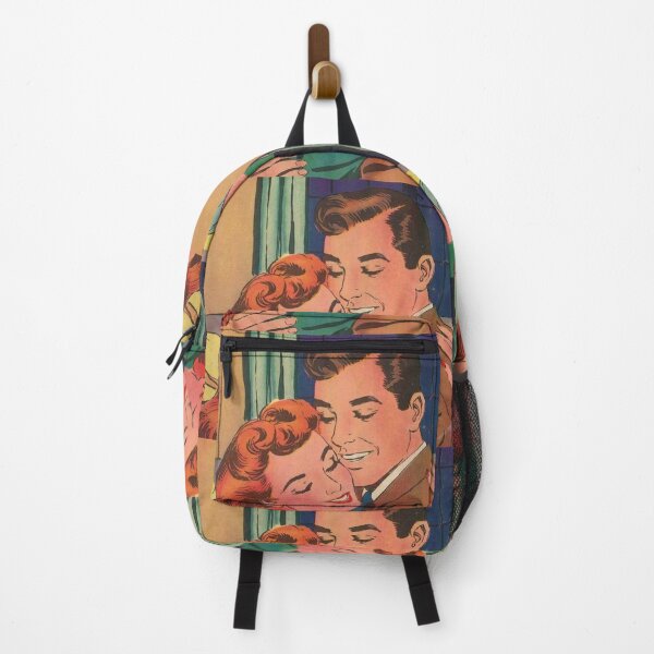 Item preview, Happy couple Vintage romance pop art designed and sold by Vintage Designs +.