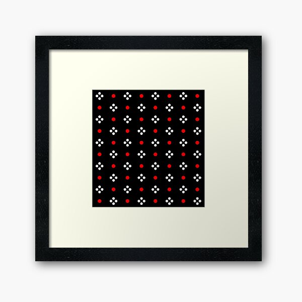 Item preview, Polka Dot pattern on Black Background designed and sold by VatsPatel.