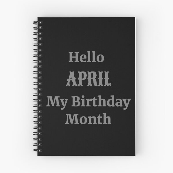 Item preview, Hello April. My birthday month designed and sold by RueChiedza.