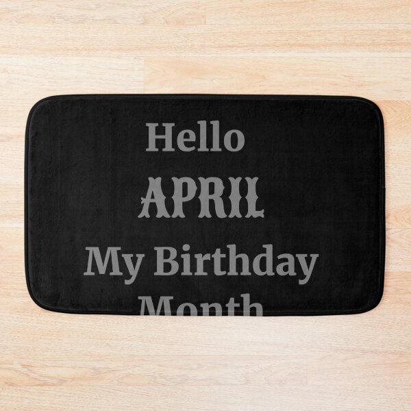 Item preview, Hello April. My birthday month designed and sold by RueChiedza.