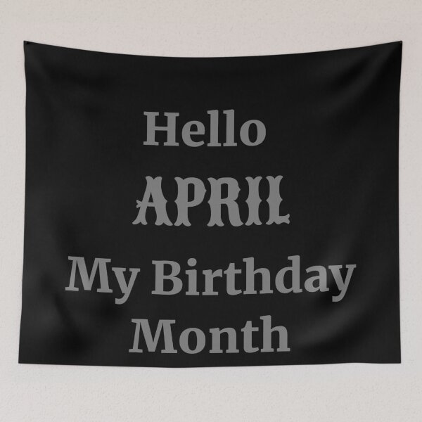 Item preview, Hello April. My birthday month designed and sold by RueChiedza.