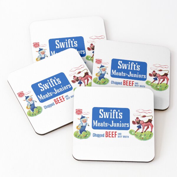 Item preview, SWIFT'S MEAT FOR JUNIORS - CHOPPED BEEF ADVERT designed and sold by ThrowbackAds.