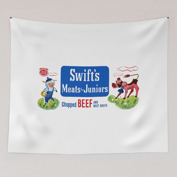 Item preview, SWIFT'S MEAT FOR JUNIORS - CHOPPED BEEF ADVERT designed and sold by ThrowbackAds.