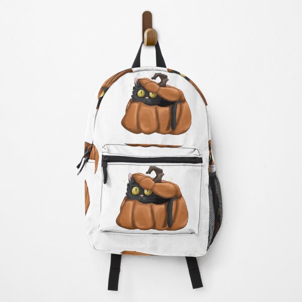 Item preview, Black cat in pumpkin Halloween  designed and sold by GnomelyDragon.