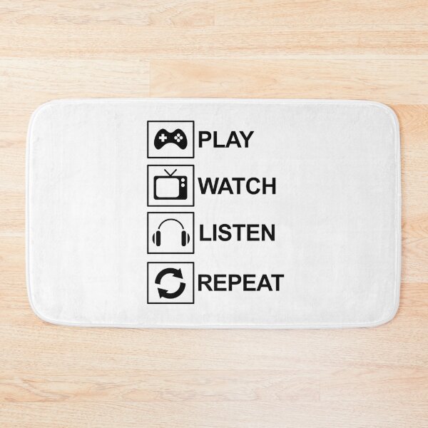 Item preview,  Play watch listen repeat designed and sold by galax-C.