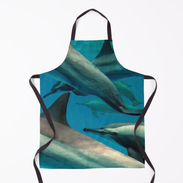 Item preview, Underwater with a Pod of Dolphins designed and sold by PlanetPrints.
