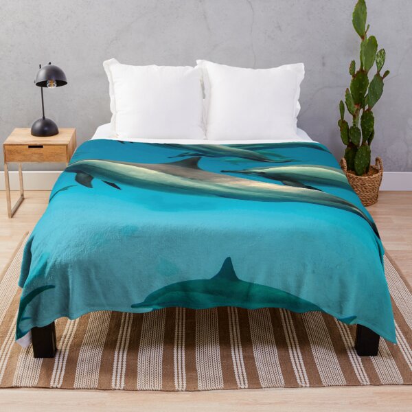 Item preview, Underwater with a Pod of Dolphins designed and sold by PlanetPrints.