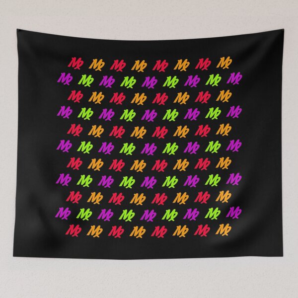 Item preview, Multicolored Virgo sign, astrology zodiac symbol black background designed and sold by Stéphane  Thirion.