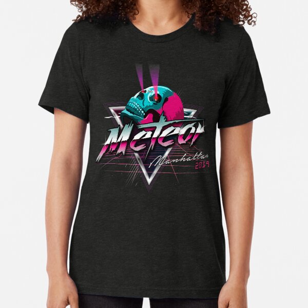 Meteor Manhattan 2019 EP Artwork Tri-blend T-Shirt