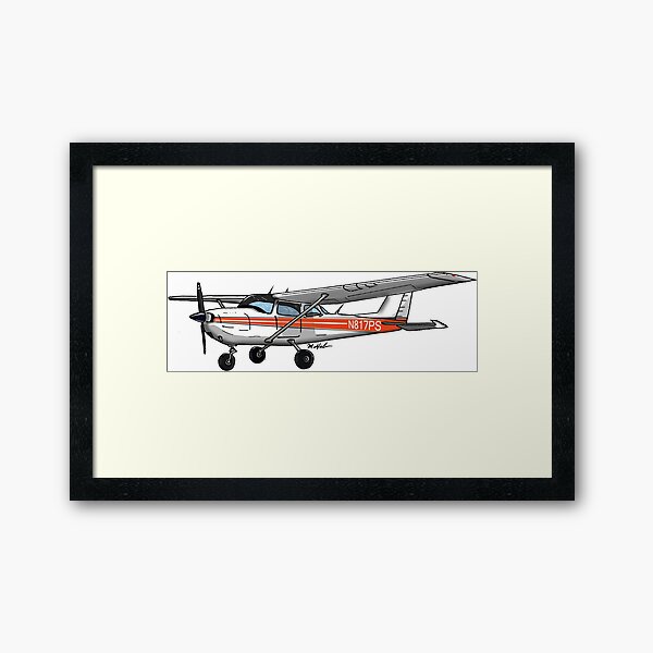 Cessna N817PS Framed Art Print