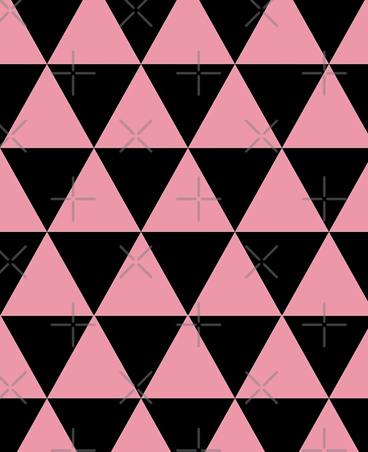 minimalist blackpink triangles | iPad Case & Skin