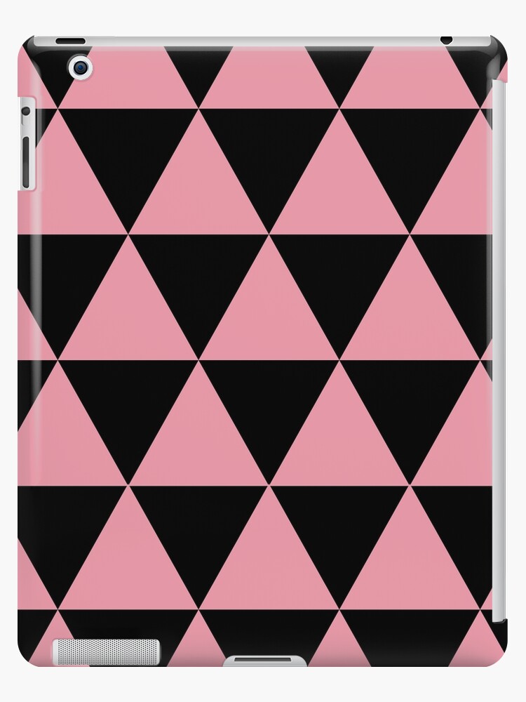 minimalist blackpink triangles | iPad Case & Skin