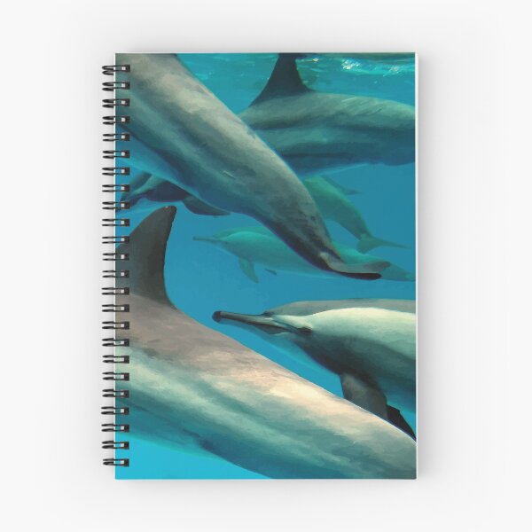 Item preview, Underwater with a Pod of Dolphins designed and sold by PlanetPrints.