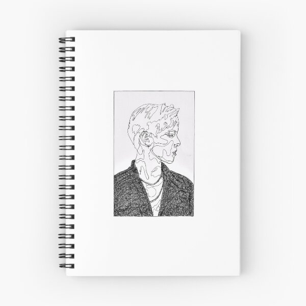 Item preview, Monsta x Shownu line art portrait original fanart kpop designed and sold by Eddexn.