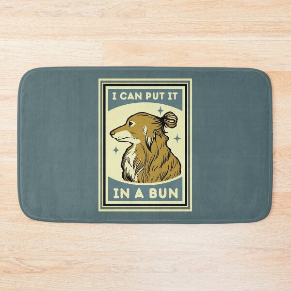 Item preview, Funny Long Haired Dachshund Man Bun Vintage Poster designed and sold by Reiyankhairina.