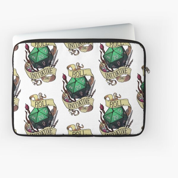 Roll Initiative Laptop Sleeve