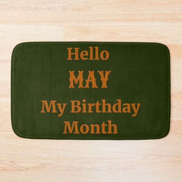 Item preview, Hello May. My birthday month designed and sold by RueChiedza.