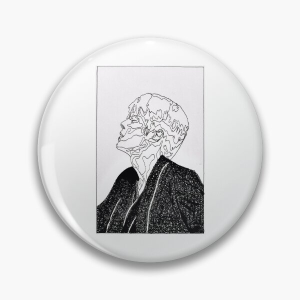 Item preview, Monsta x Minhyuk line art portrait original fanart kpop designed and sold by Eddexn.