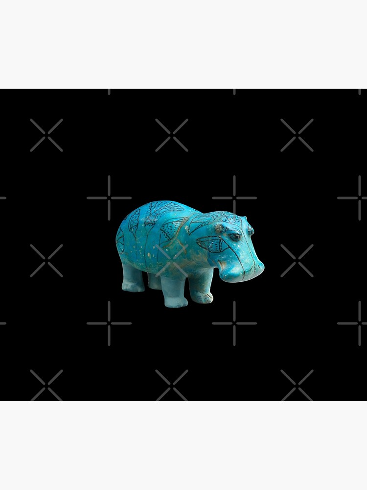 William the Hippo - Ancient Egyptian figurine - pattern Magnet for Sale by  tinytiger77