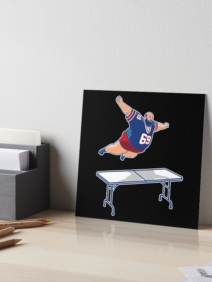 Bills Mafia Buffalo Bills Superfan table dive Design | Art Board Print