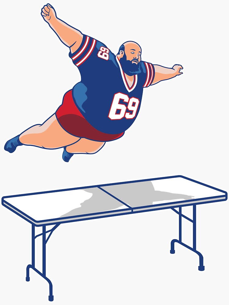 Bills Mafia Table Dive Buffalo ' Sticker for Sale by Stayfrostybro