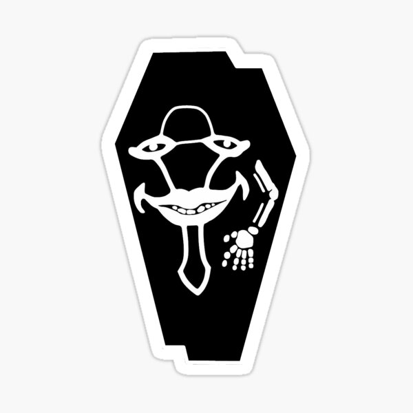 Laughing Coffin Sticker