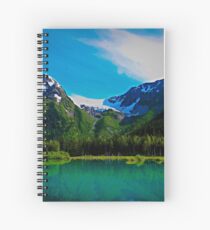 Serene Mountains Scenery Spiral Notebook
