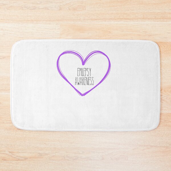 Item preview, Epilepsy Awareness Heart Support designed and sold by NadzeyaD.