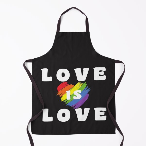 Item preview, LGBT Pride Gift Love Is Love Rainbow Heart designed and sold by ExprezzDesigns.