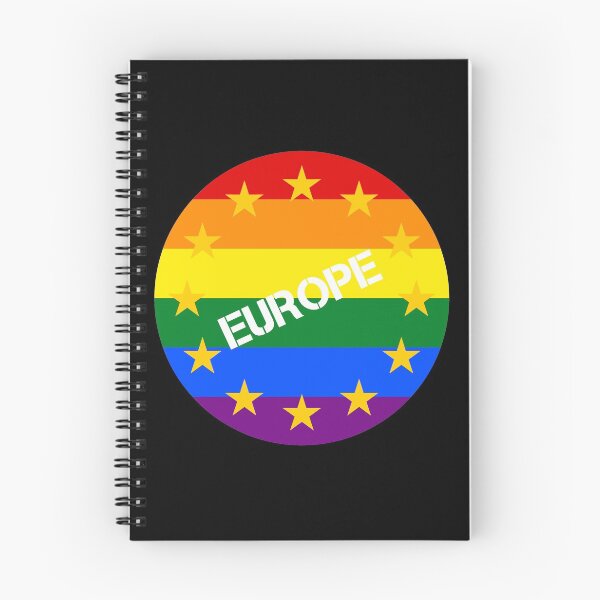 Item preview, EU stars on rainbow European flag designed and sold by GeogDesigns.