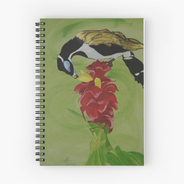 Aperçu de l'œuvre "Blue Faced Honey Eater" créée et vendue par Julie Gilmore.
