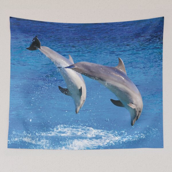 Item preview, Dolphins Leaping Out of the Ocean designed and sold by PlanetPrints.