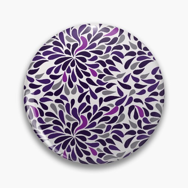 Item preview, Purple Floral Leaf Pattern designed and sold by Faizacreations.