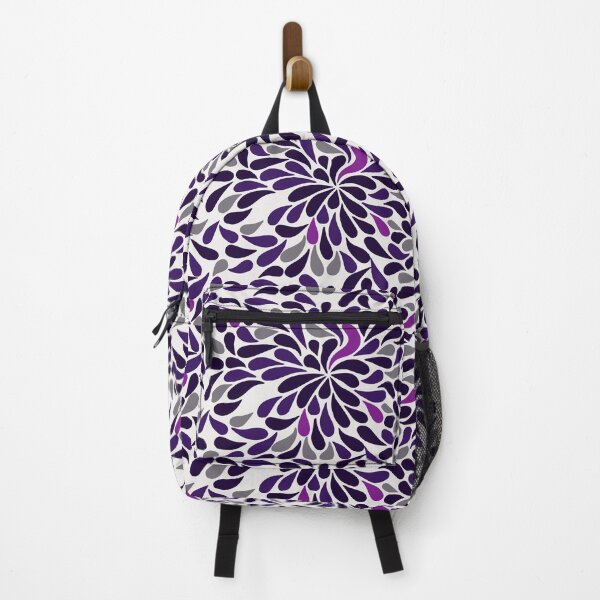 Item preview, Purple Floral Leaf Pattern designed and sold by Faizacreations.