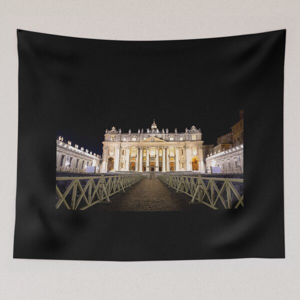 Item preview, Saint Peter Basilica in Vatican City illuminated by night - Rome, Italy designed and sold by Paolo Modena Photography    -   Fine Italian Art.