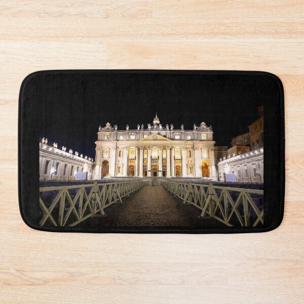 Item preview, Saint Peter Basilica in Vatican City illuminated by night - Rome, Italy designed and sold by Paolo Modena Photography    -   Fine Italian Art.