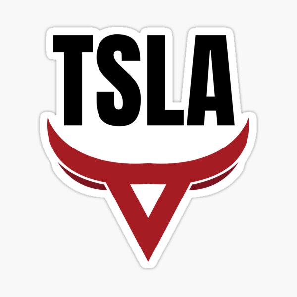 Tesla Bull Sticker