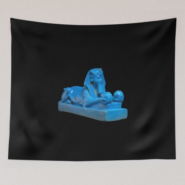 Item preview, Ancient Egypt Antique Blue Sphynx Figurine Gift for Collector designed and sold by conceptDVS.