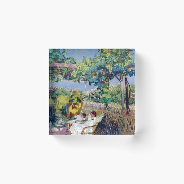 Item preview, Joaquin Sorolla y Bastida - Nap in the Garden 1904 designed and sold by DejaVuStudio.