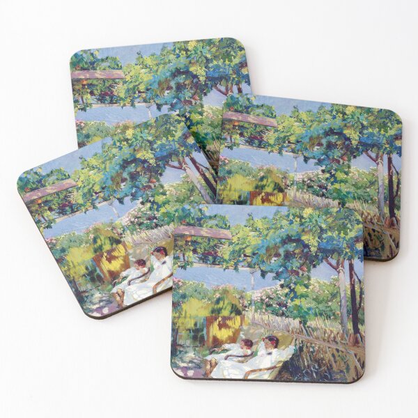 Item preview, Joaquin Sorolla y Bastida - Nap in the Garden 1904 designed and sold by DejaVuStudio.