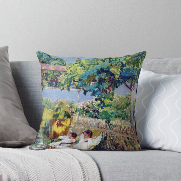 Item preview, Joaquin Sorolla y Bastida - Nap in the Garden 1904 designed and sold by DejaVuStudio.