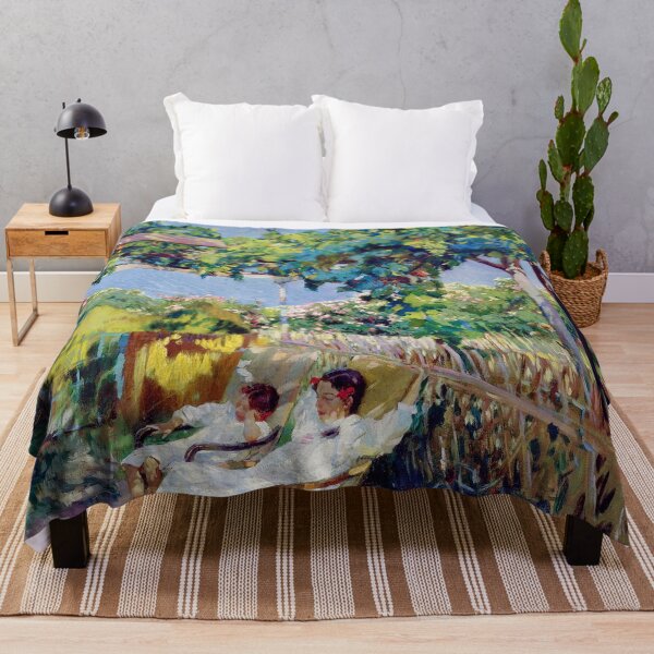 Item preview, Joaquin Sorolla y Bastida - Nap in the Garden 1904 designed and sold by DejaVuStudio.