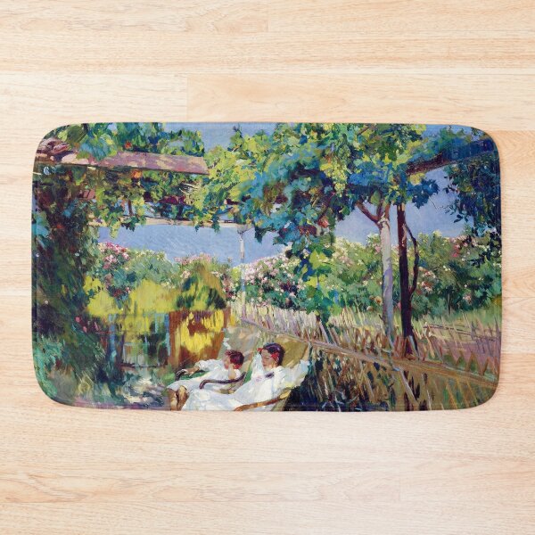 Item preview, Joaquin Sorolla y Bastida - Nap in the Garden 1904 designed and sold by DejaVuStudio.