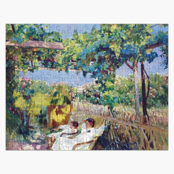 Artikel-Vorschau von Joaquin Sorolla y Bastida – Nickerchen im Garten 1904, designt und verkauft von DejaVuStudio.