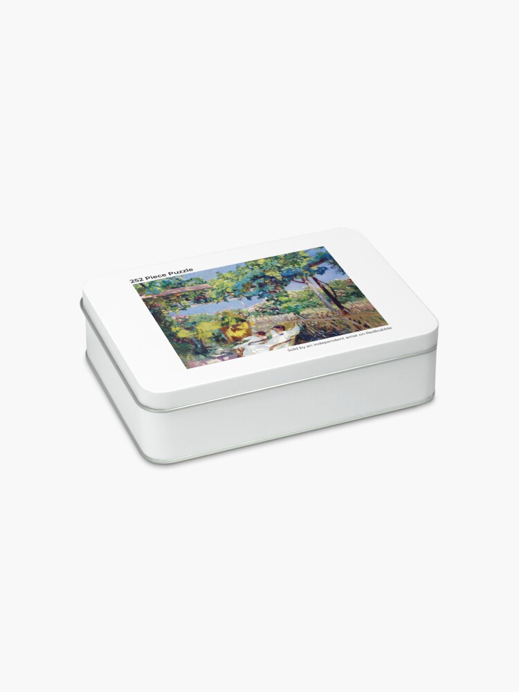 Alternate view of Joaquin Sorolla y Bastida - Nap in the Garden 1904 Jigsaw Puzzle